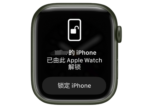 红山苹果手机维修分享用 AppleWatch 解锁配备面容 ID 的 iPhone方法 