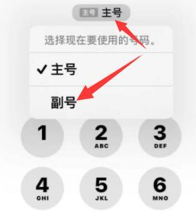 红山苹果14维修店分享iPhone 14 Pro Max使用副卡打电话的方法 